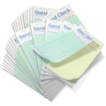 FMP Brands Double Part Guest Check for Servers, Server Note Pads 2500 Sheets (50 Pads), Server Books for Waitress with Carbon Copies, Guest Check 2 Part Carbonless, Receipt Book with Carbon Copies