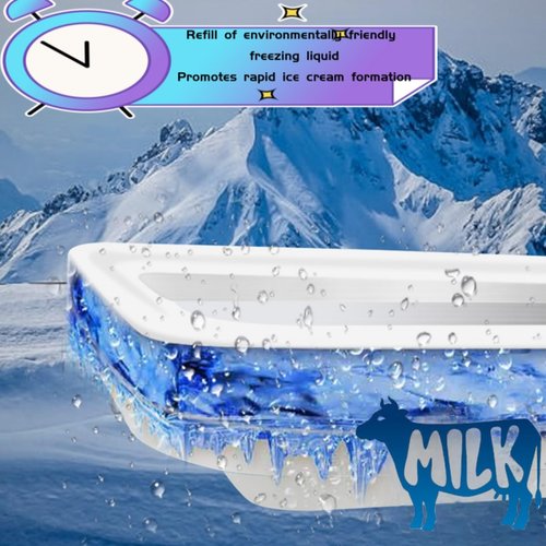 Instant Ice Cream Maker,Rolled Ice Cream Maker, Soft Serve Ice Cream maker,Perfect for Frozen Yogurt, and More! Food grade stainless steel ice cream roll machine for home us (white)