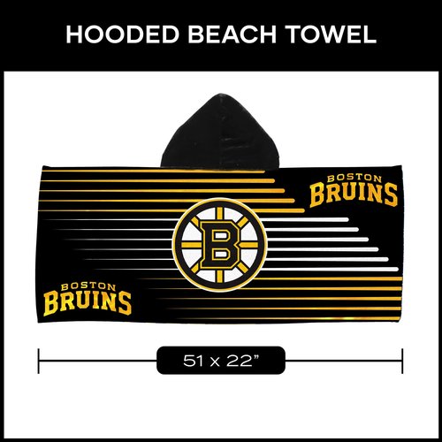 Northwest Boston Bruins NHL Goalie Youth Hooded Towel 22x51 inches