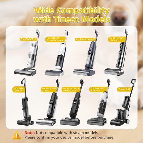 VILLAPOOL 2 Pack Floor Cleaning Solution for Tineco and Robot Vacuums with Mopping, Deep Cleans Multiple Hard Floors for iFLOOR Series, FLOOR ONE S3 / S5 / S6 / S7 / S9 Artist Series Wet Dry Vacuum