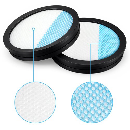 4-Pack PCL720 Filter Replacement for Ryobi ONE+ 18V Cordless Stick Vacuum Cleaner PBLSV716K PBLSV716B PBLSV717K & PBLSV717B