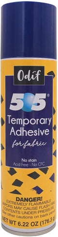 Odif 505 Spray and Fix - Temporary Fabric Adhesive for Easy Bonding | 7.2oz Size