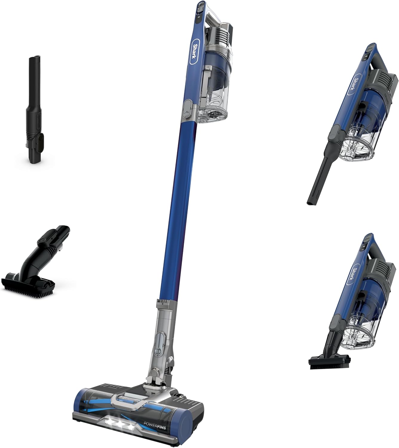 Shark Cordless Vacuum Cleaner - Lightweight & Portable with HEPA Filter | 50-Min Runtime, Blue