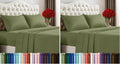 Utopia Bedding Queen Size Sheet Set - Soft, Breathable Microfiber in Olive | 4-Piece with Fitted & Flat Sheets, 2 Pillowcases