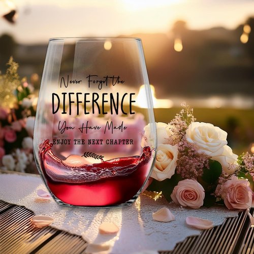New Job Gifts Wine Glass, Farewell Gifts for Coworkers Women Men, Funny New Job Glass and Wine Bag Set, Going Away Gift for Friends Boss Colleague, Pairs Well With a New Chapter of Your Life
