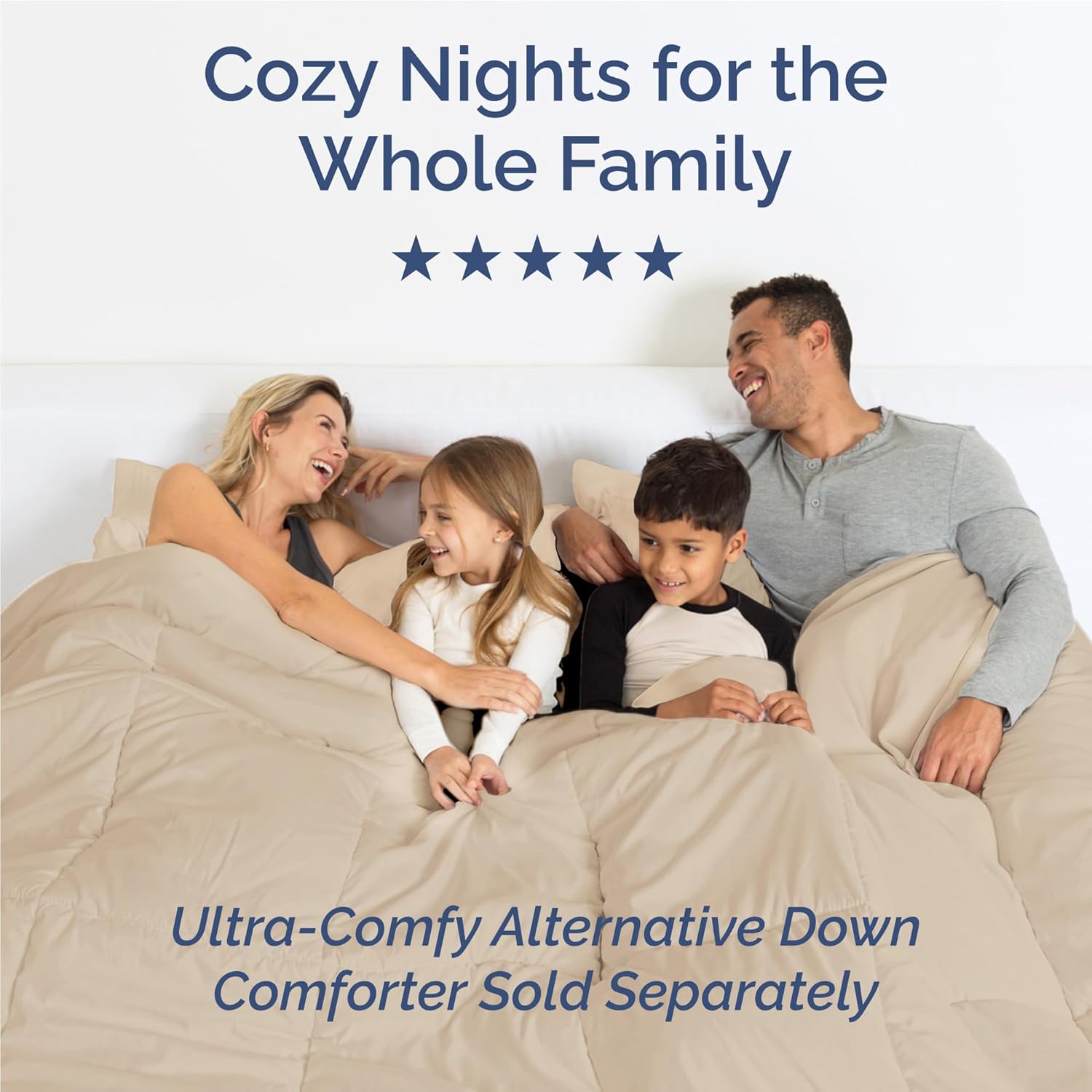 Skiennix Twin XL Sheet Set - Ultra-Soft Cooling Bedding - Deep Pockets, Wrinkle-Free - Cream Color
