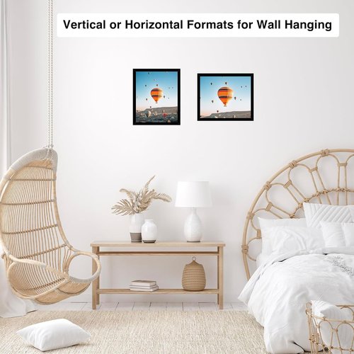 A4 Picture Frame by [Brand Name] - Black Wall & Tabletop Display | Shatter-Resistant Plexiglass, 8.3x11.7 Inches