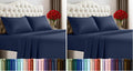 Utopia Bedding Queen Size Sheet Set - Soft & Breathable 4-Piece Microfiber Bedding | Navy Color