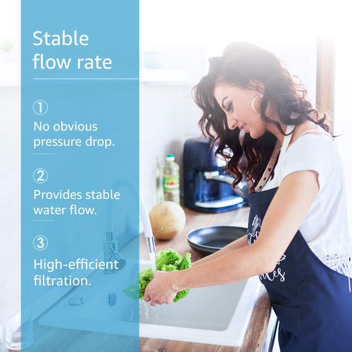 AQUACREST DW80/90 Under Sink Water Filter, Replacement for Aqua-Pure AP-DW80/90, AP-DWS1000, Kohler K-201-NA, Kohler K-202-NA (Pack of 2), Model No. WF60-80/90