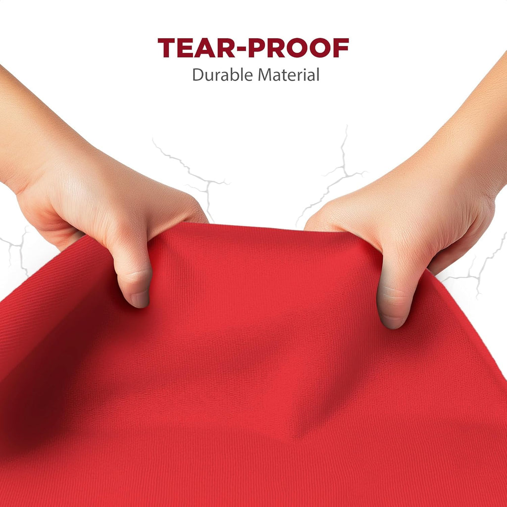 Upright Christmas Tree Storage Bag - Durable Dustproof Cover for 5 Ft Artificial Trees | Easy to Use, Red