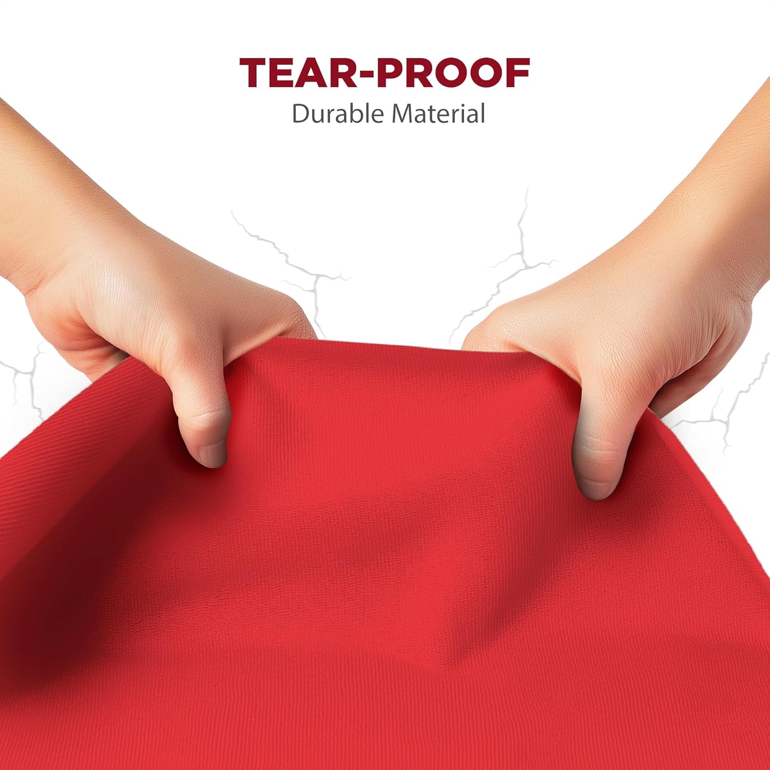 Upright Christmas Tree Storage Bag - Durable Dustproof Cover for 5 Ft Artificial Trees | Easy to Use, Red