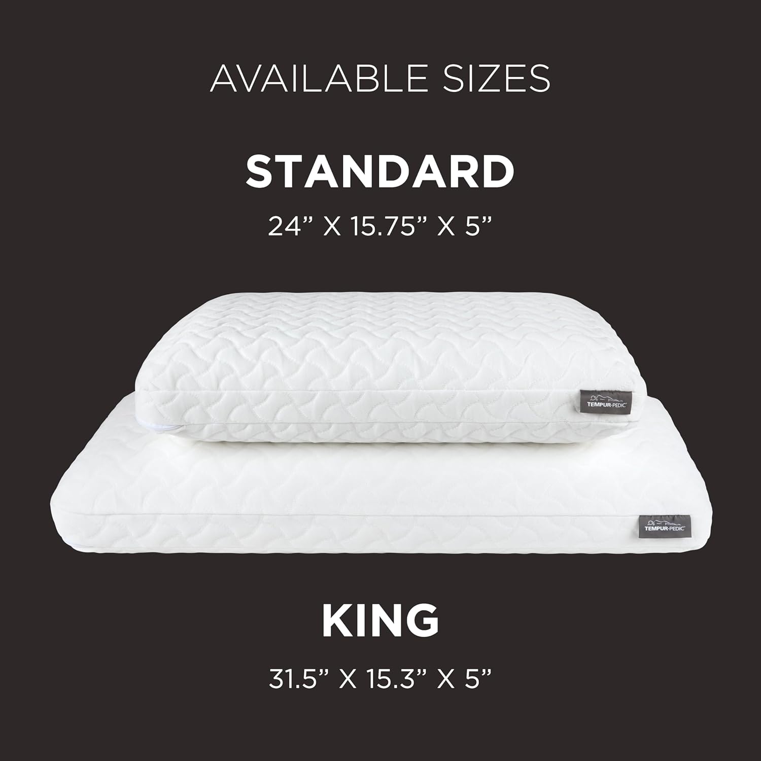 Tempur-Pedic TEMPUR-Cloud Pillow - Ultimate Comfort for Sleep | Standard Size, White
