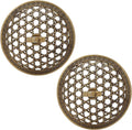 DICOSMETIC Incense Burner Cover - Classic 66mm Round Alloy Holder with Antique Bronze Finish | Lotus Design