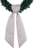 Brown Striped Wreath Sash by [Brand Name] - 5.12" Wide x 54.33" Long | Perfect for Fall & Thanksgiving Decor