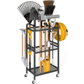 Hadulcet Garden Tool Organizer, Rustic Brown