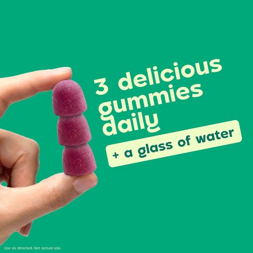 Dulcolax Daily Gut Support Gummies - Stimulant-Free Magnesium Formula, Berry Flavor | 60 Count
