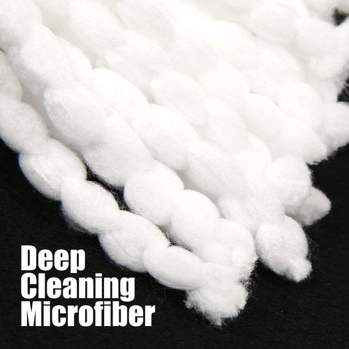 7 Pack Mop Head Replacement for O Cedar: Spin Mop Refill Compatible with Ocedar - Microfiber Replace Heads and Tile Marble Grout Scrubber Bristle for O'ceda