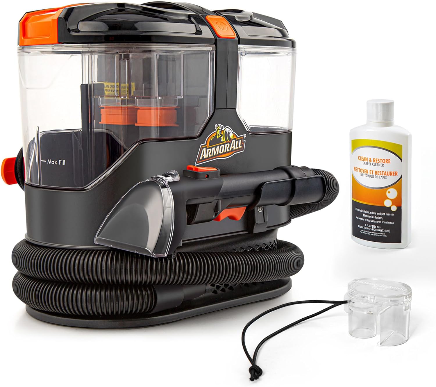 Armor All SCA702 901 7 Amp Portable Spot Cleaner - Efficient Car & Upholstery Stain Removal