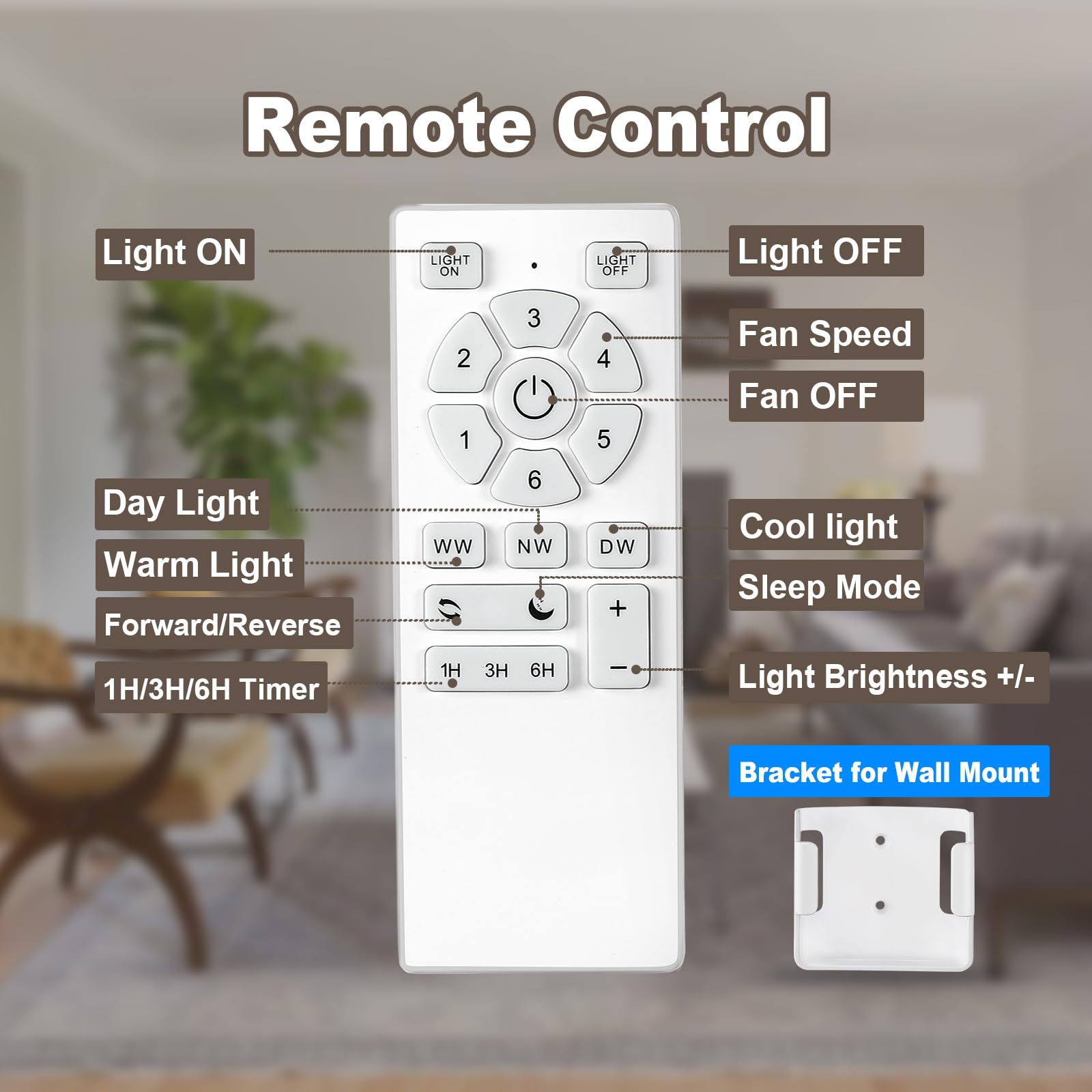 Realmate 52 Inch Ceiling Fans with Lights and Remote,Nickel Flush Mount Ceiling Fan,Quiet 6 Speed Reversible DC Motor,3CCT Dimmable LED,3 Timers-Low Profile Design for Bedroom Kids Room Living Room