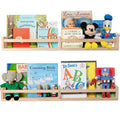 birola Nursery Shelves for Wall 32inches Set of 2，Natural Wood Wall Bookshelves for Kids Room - Floating Nursery Bookshelves (32inches Set of 2)