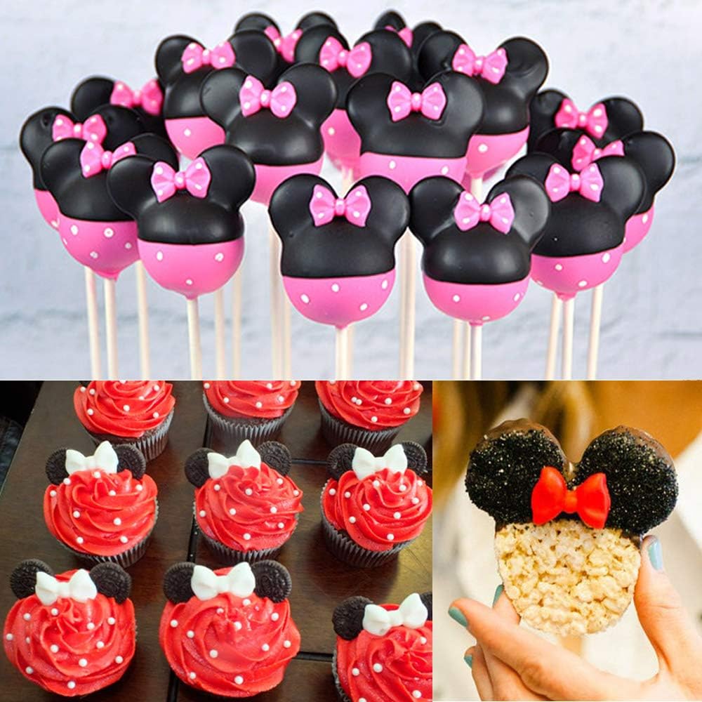 Skiennix Mini Bow Silicone Fondant Mold - Perfect for Cake & Cupcake Decorations | Ideal for Birthday Parties
