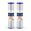 Aquaboon 5 Micron 20 x 4.5 Whole House Pleated Water Sediment Filter Replacement Water Filter Cartridge Compatible with ECP5-20BB, SPC-45-2005, 2-Pack