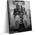 VYPEROCK Funny Canvas Wall Art - Humorous Comedy Movie Poster | Black Dumb and Dumber Design (8"x10")
