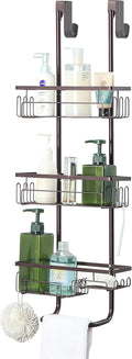 SunnyPoint Classic Metal Shower Caddy - Over Door Hanging Storage Organizer Basket