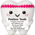 Crochet Teeth Easter Basket Essentials Stuffers for Kids Adults Teens Girl Boy,Easter Egg Fillers Birthday Mothers Day Graduation Gifts for Women Her Mom Daughter Friend Sister Teacher Positive Decor