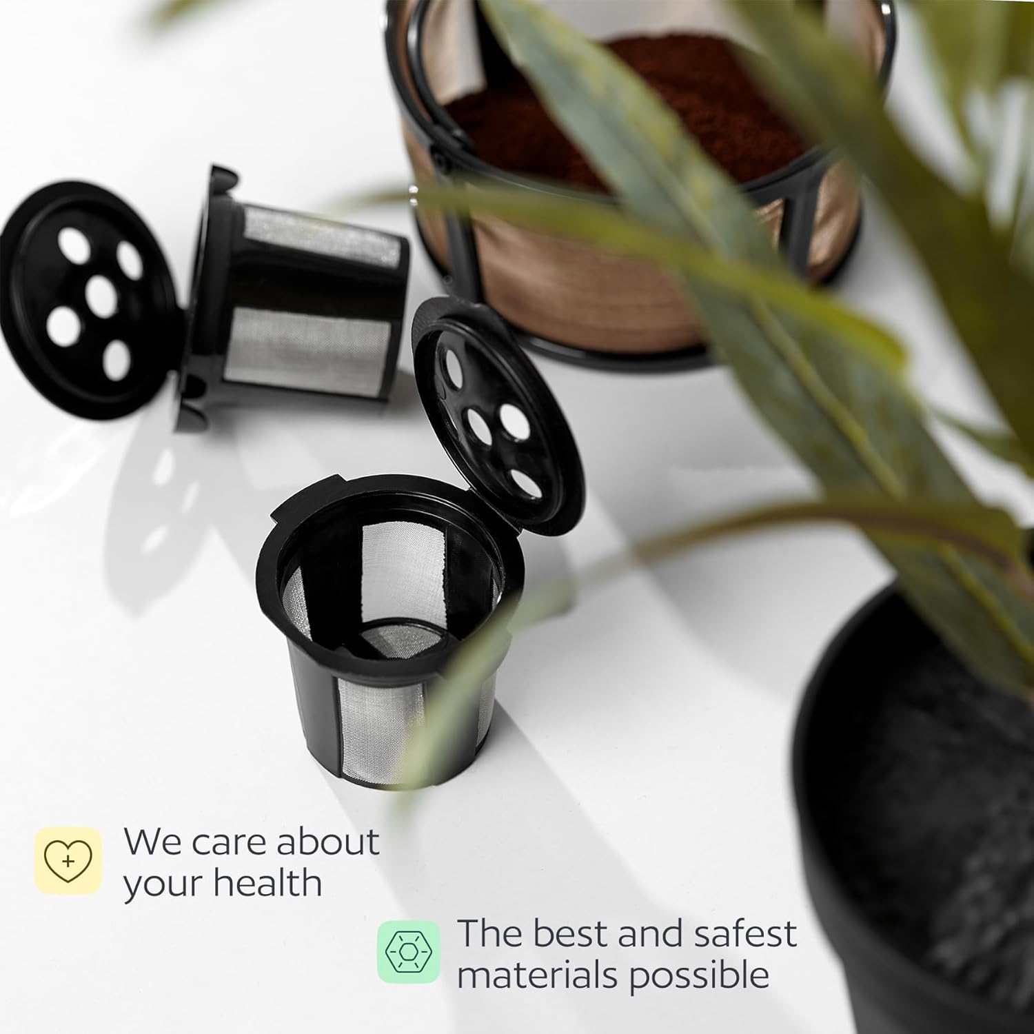 Skiennix Reusable K Cups - Eco-Friendly Coffee Filter for Keurig K-Duo | MultiStream Technology