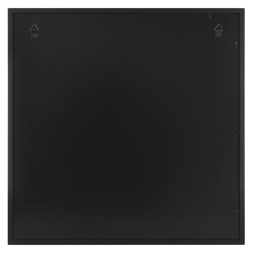 MCS East Village 18x18 Matted Square Picture Frame with 12x12 Photo Display, Black Wall Hanging Frame for Photos & Posters (2-Pack)