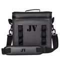Jula Vance Portable Soft Cooler Leak Proof Freeze Insulation Cooler Tote Insulated Grocery Bag for Camping, Fishing, Picnic, Hiking (Grey) - 10.35L - 15 Cans Capacity