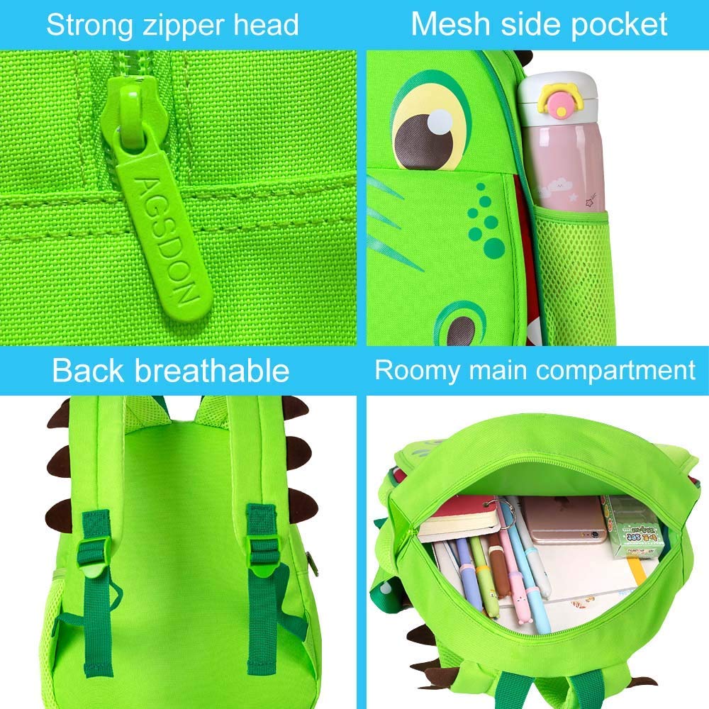 Toddler Unicorn Backpack forr Girls - 13" Water Resistant Kindergarten Bookbag, Cute Preschool Bag for Little Kids