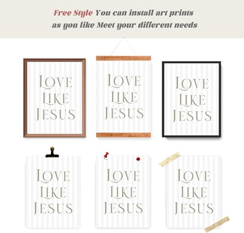 LARTSFRO Coquette Beige Bow Wall Art Decor - Inspirational Christian Posters Set of 4 | 12x16 Inch Unframed