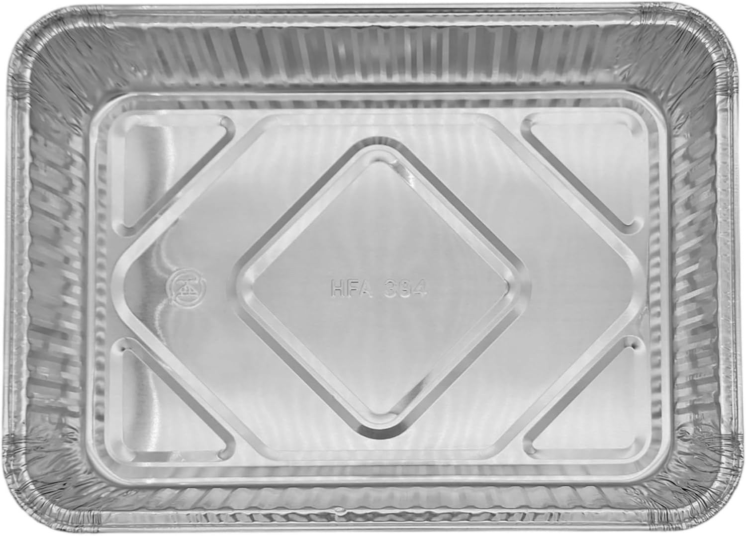 PACTOGO Disposable Aluminum Foil Cake Pans - 13" x 9" x 2" with Dome Lids | 108 Oz for Baking & Storing (Pack of 12)