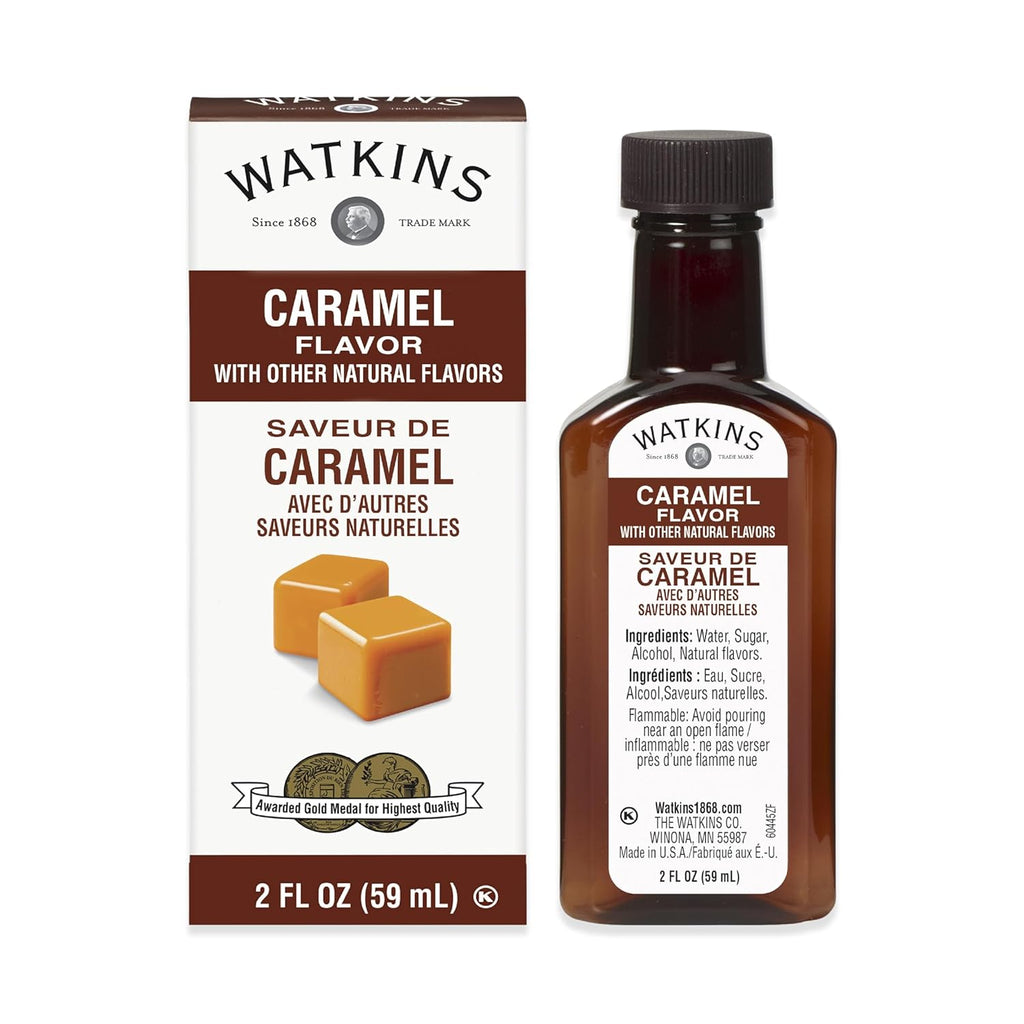 Watkins Caramel Flavoring - 2 Oz Bottles, Pack of 6 | Perfect for Baking and Cooking
