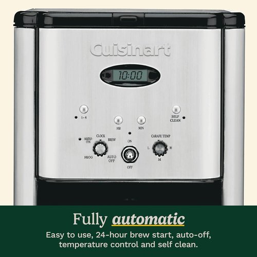 Cuisinart DCC-1200P1 Brew Central 12-Cup Programmable Coffee Maker - Brushed Chrome Finish