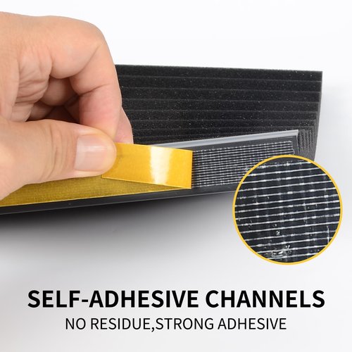 Large Window Air Conditioner Foam Insulation Panels,Extra Wide AC Side Extend Panel Kit,2 Pack,17in High x 12 in Wide x 7/8in Thick