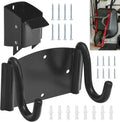 Heavy Duty Wheelbarrow Storage Bracket by [Brand Name] - 90 lbs Capacity with Spring Loaded Safety Catch