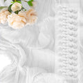 Skiennix 12 Pack White Spring Easter Table Runners - 10FT Boho Gauze Cheesecloth | 21 x 120 Inch for Weddings & Parties