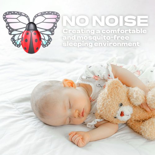 Flying Insect Trap - Indoor Light Fly Trap for Flies, Fruit Flies & Mosquitoes | 1 Device + 3 Refills