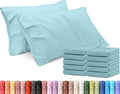 Utopia Bedding Queen Pillow Cases - Soft Brushed Microfiber - 12 Pack, Fade Resistant, Spa Blue 20x30 Inches