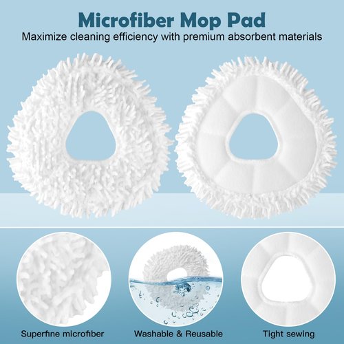 VIEWALL 17 Pack Replacement Accessories Kit Compatible with Narwal Freo X Ultra Robot Vacuum Cleaner, Including 1 Main Roller Brush, 2 Hepa Filters, 4 Mop Pads, 4 Dust Bags, and 6 Side Brushes