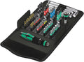 Wera 5057460001 | KK 100 52-Piece Metric Compact Pouch Tool Set for Easy Organization