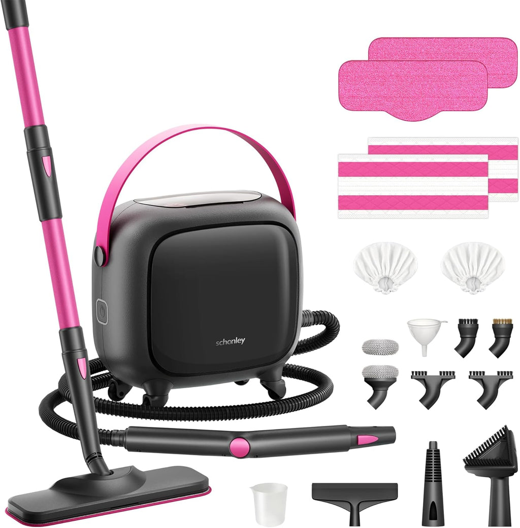 Schenley 21-in-1 Steam Cleaner - High-Pressure Heavy-Duty Steamer for Deep Cleaning Floors & Upholstery | Fast Heat-Up, Portable Design