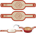 PLAPITATE Silicone Bread Sling | Non-Stick Dutch Oven Liner for Easy Sourdough Baking - 2 Red Set