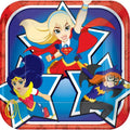 American Greetings DC Super Hero Girls Paper Dessert Plates, 8-Count