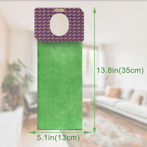 20 Pack 103483 Replacement Micro Filter Bags for ProTeam 3.25 Quart Upright Vacuum-Compatible with ProForce 1200XP, 1500XP HEPA, ProCare15& 151XP-2-Ply High-Efficiency FilterBags