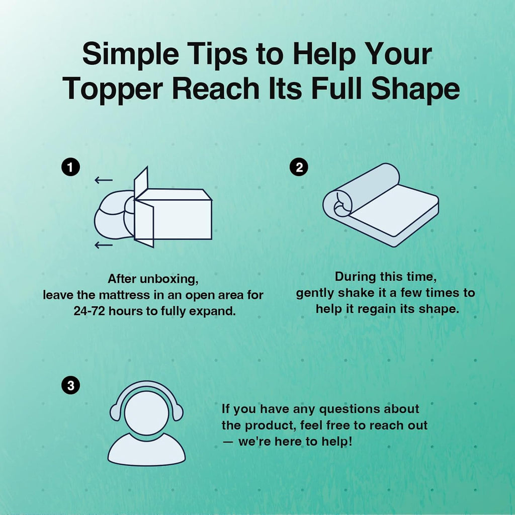 Novilla Twin Memory Foam Mattress Topper - 3 Inch Cooling Gel Infused for Pressure Relief & Comfort