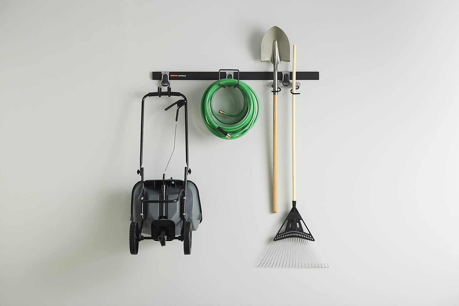 Rubbermaid FastTrack Hooks Kit - Versatile Utility Hooks for Organizing | Black, 3-Piece Set
